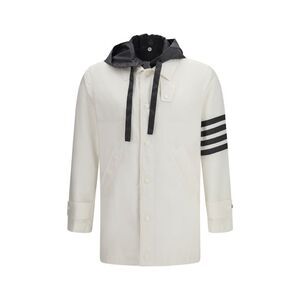 Thom Browne Men Unconstructed Hooded Bal Collar